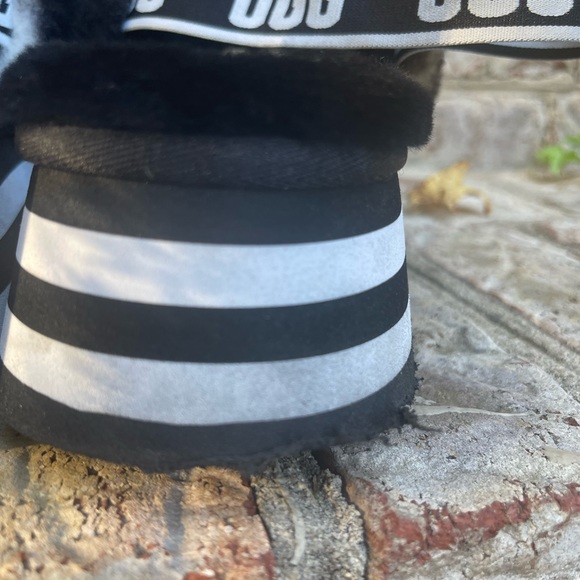 Ugg disco marble slide black and white - Picture 3 of 8